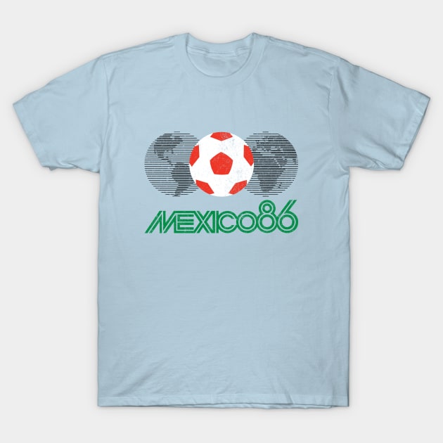 Mexico 86 - vintage logo T-Shirt by BodinStreet